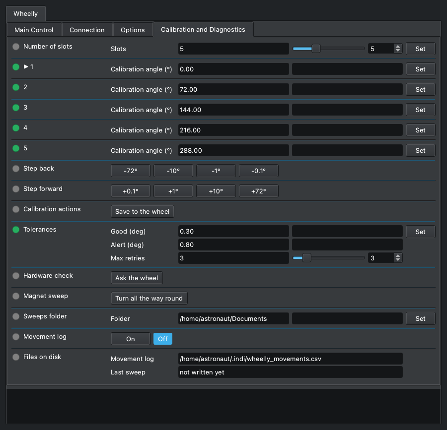 Calibration and Diagnostics