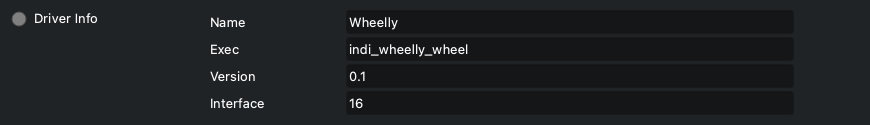 Driver Info